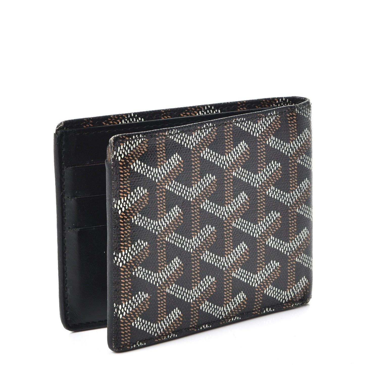 Goyardine Bi-Fold Wallet Black