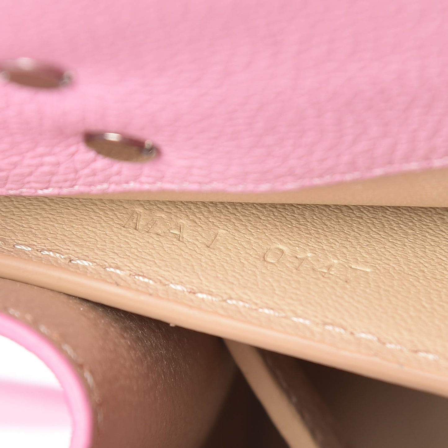 Grained Calfskin Mini Horizon Satchel Bright Pink