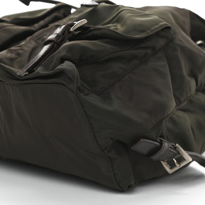 Prada Nylon Vela Large Backpack Green 10 of 10