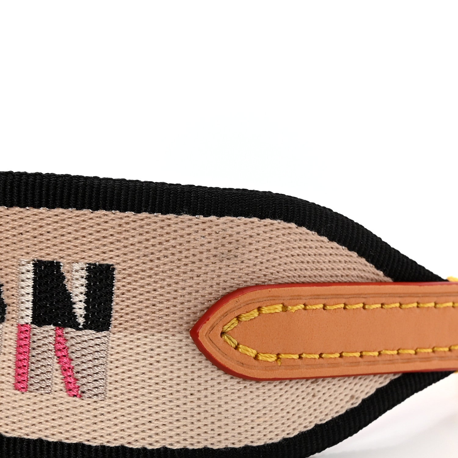 Louis Vuitton Jacquard Diane Shoulder Strap Black 4 of 6