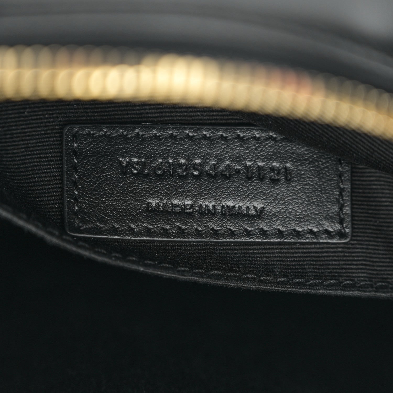 Saint Laurent Calfskin Matelasse Monogram Lou Camera Bag Black 7 of 10