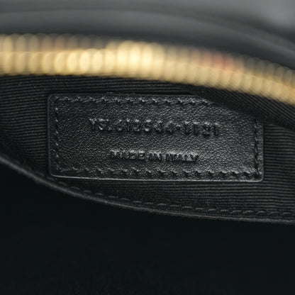 Saint Laurent Calfskin Matelasse Monogram Lou Camera Bag Black 7 of 10