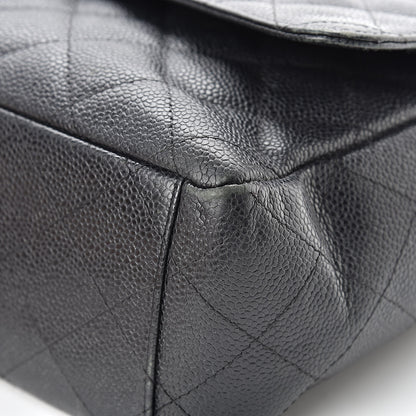 Chanel Caviar Quilted Maxi Double Flap Black 10 of 23