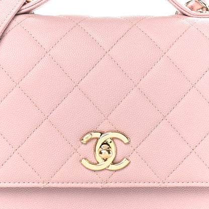 Chanel Caviar Quilted Medium Business Affinity Flap Light Pink 9 of 13