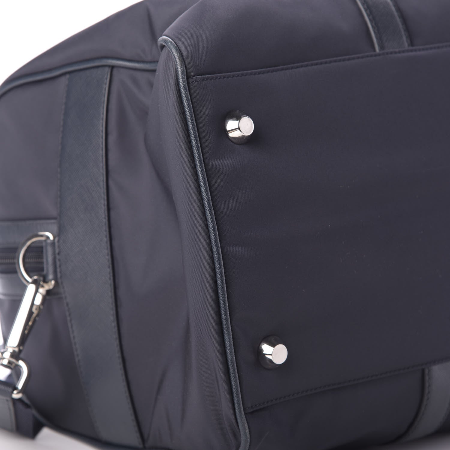 Prada Tessuto Nylon Saffiano Viaggio Duffle Baltico 5 of 11