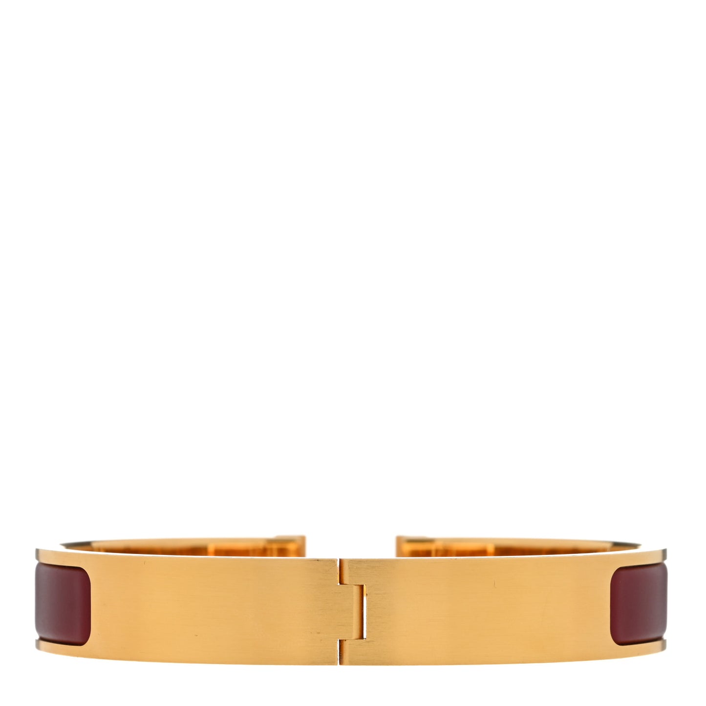 Enamel Narrow Clic Clac HH Bracelet PM Rouge Baroque