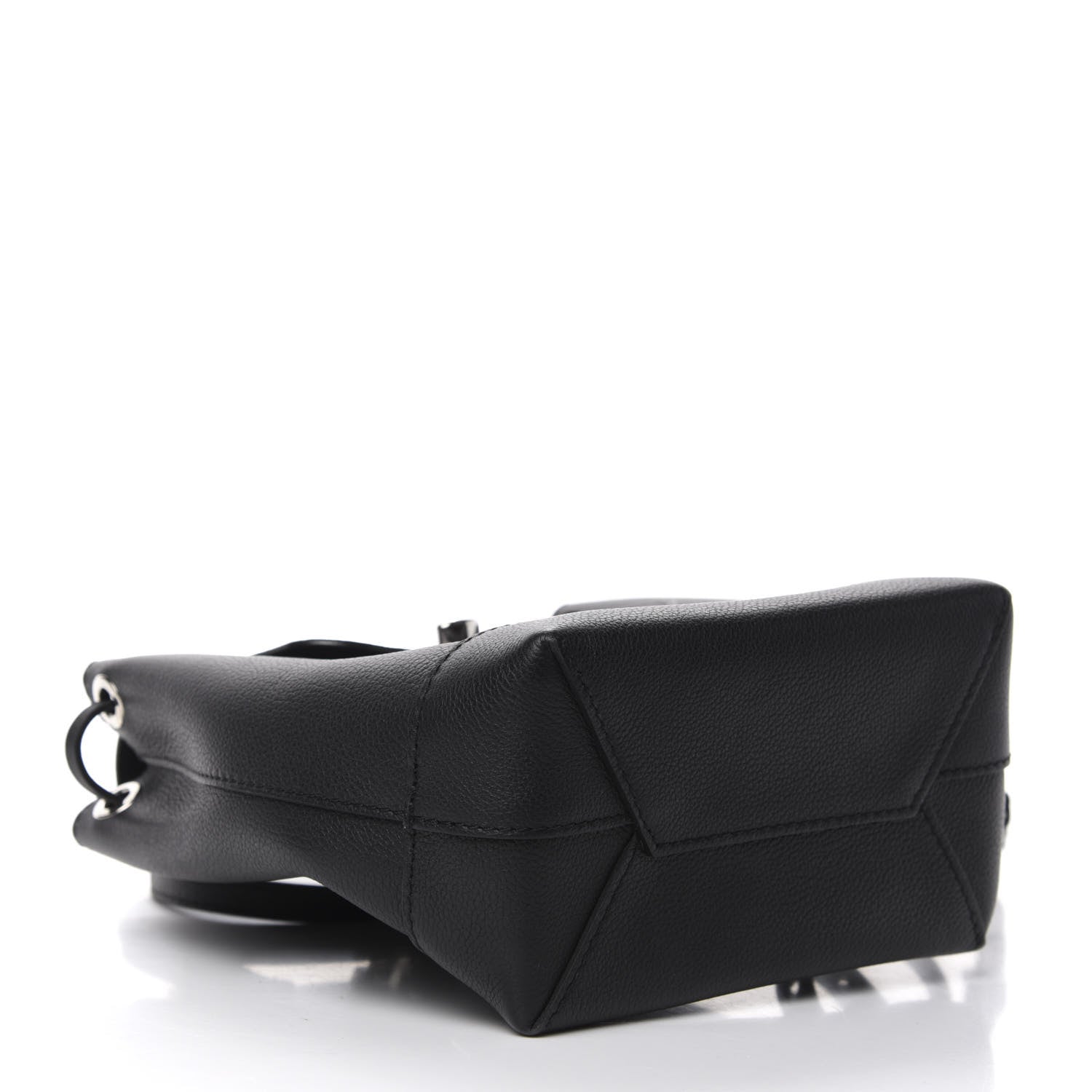 Louis Vuitton Calfskin Lockme Mini Backpack Black 3 of 8