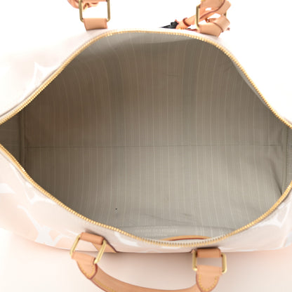 Louis Vuitton Monogram Giant By The Pool Keepall Bandouliere 45 Brume 4 of 14