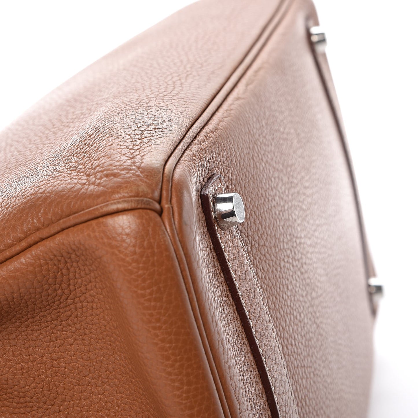 Taurillon Clemence Birkin 35 Gold