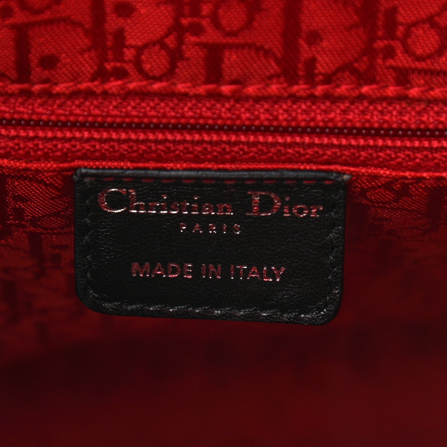 Christian Dior Lambskin Cannage Large Lady Dior Black 6 of 13
