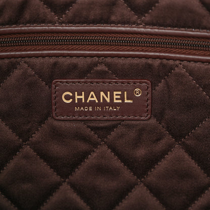 Chanel Shiny Calfskin Quilted Small Chanel 22 Dark Brown 7 of 11