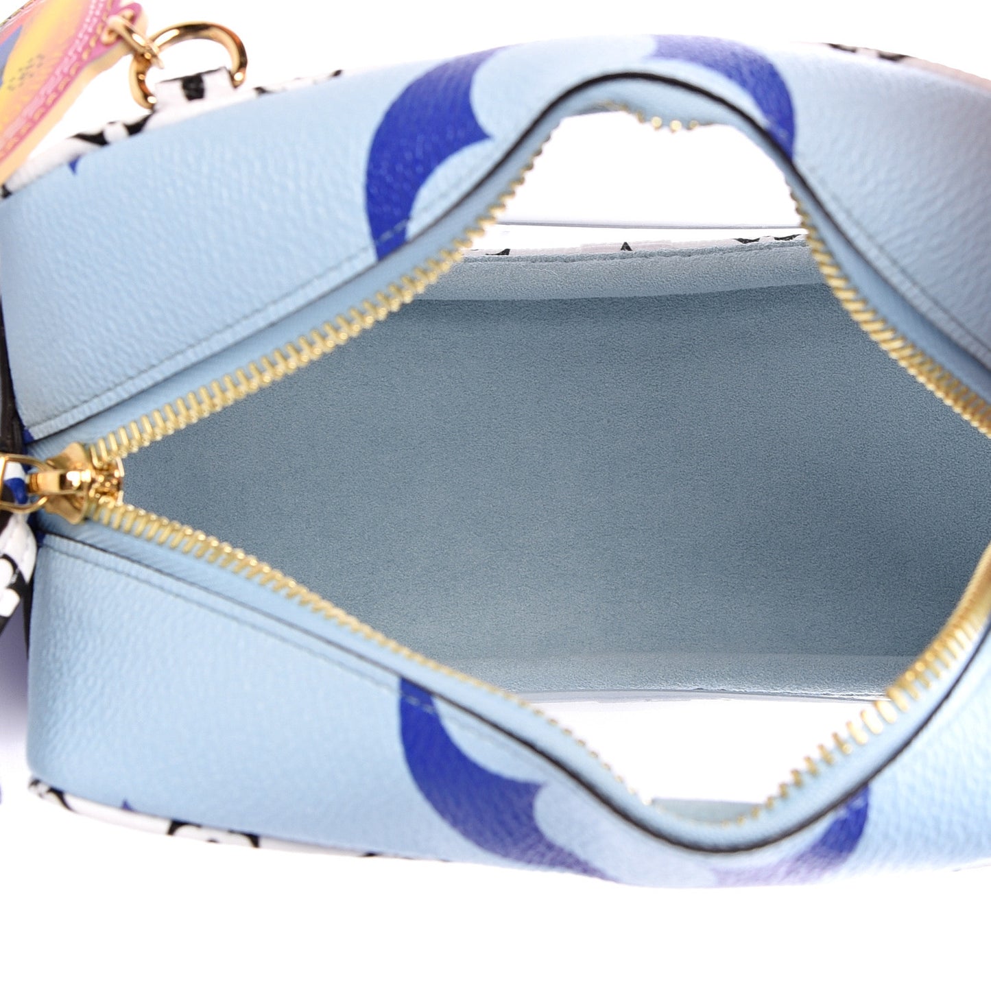 Monogram Giant Portofino Beach Pouch Blue
