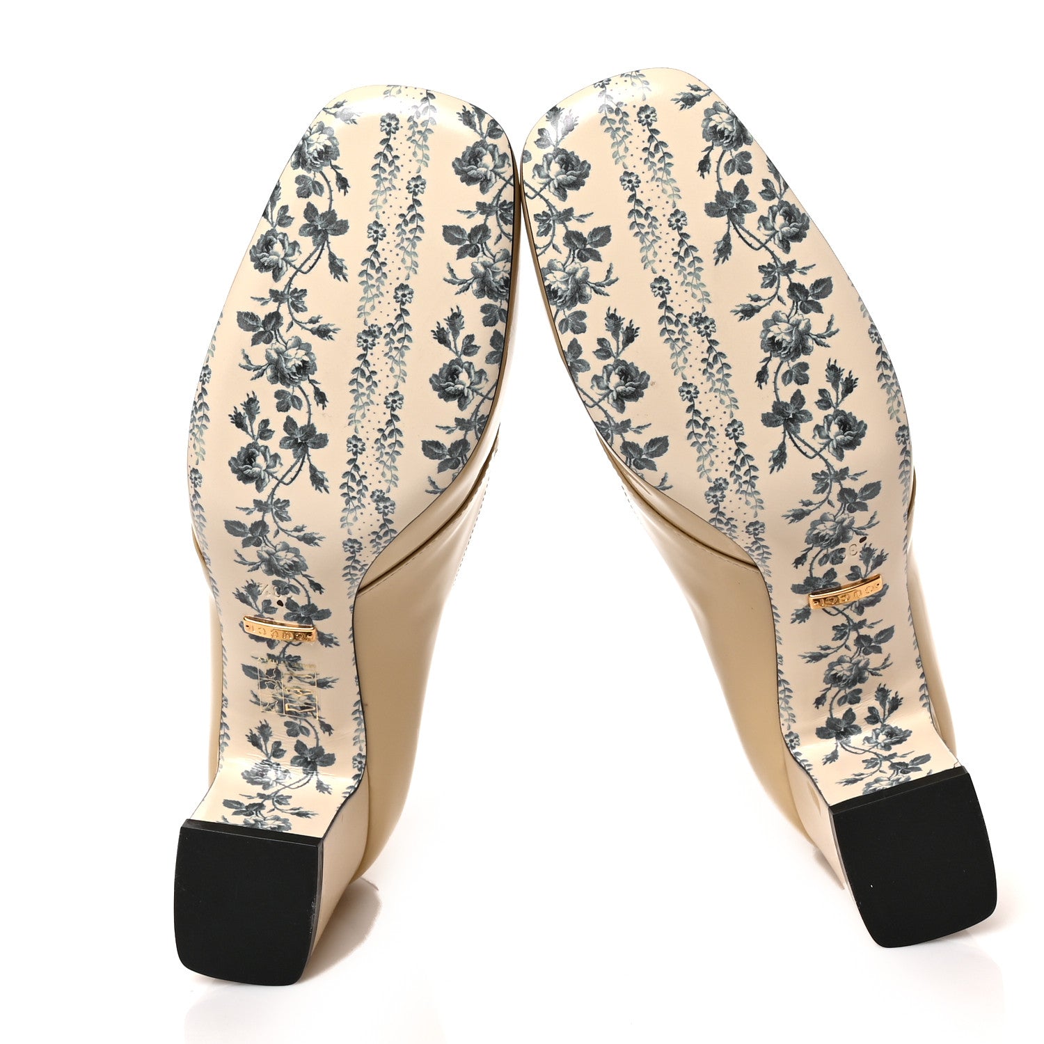 Gucci Vernice GG Victoire 55mm Loafer Pumps 38.5 Sand Storm 5 of 9