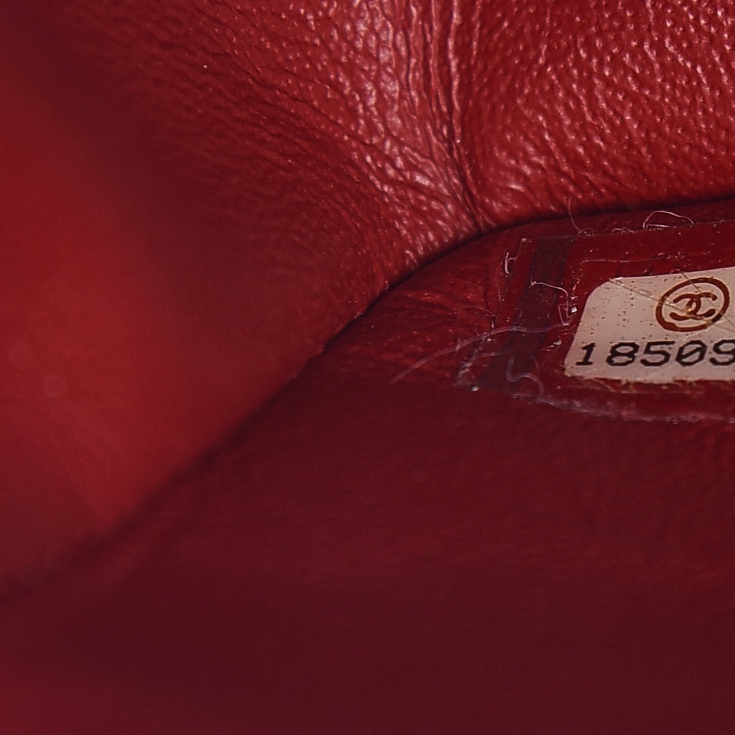 Patent Calfskin Quilted Mini Rectangular Flap Red