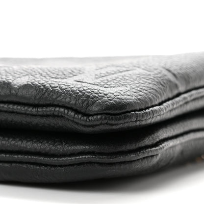 Louis Vuitton Empreinte Double Zip Pochette Black 13 of 13