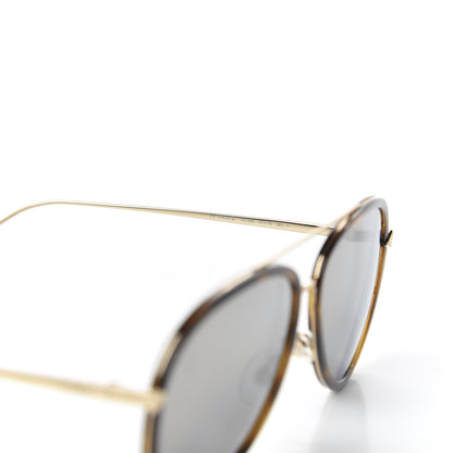 Fendi Acetate Metal Aviator Sunglasses FF G155/S Havana 6 of 7