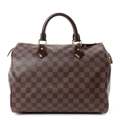 Louis Vuitton Damier Ebene Speedy 30 1 of 17