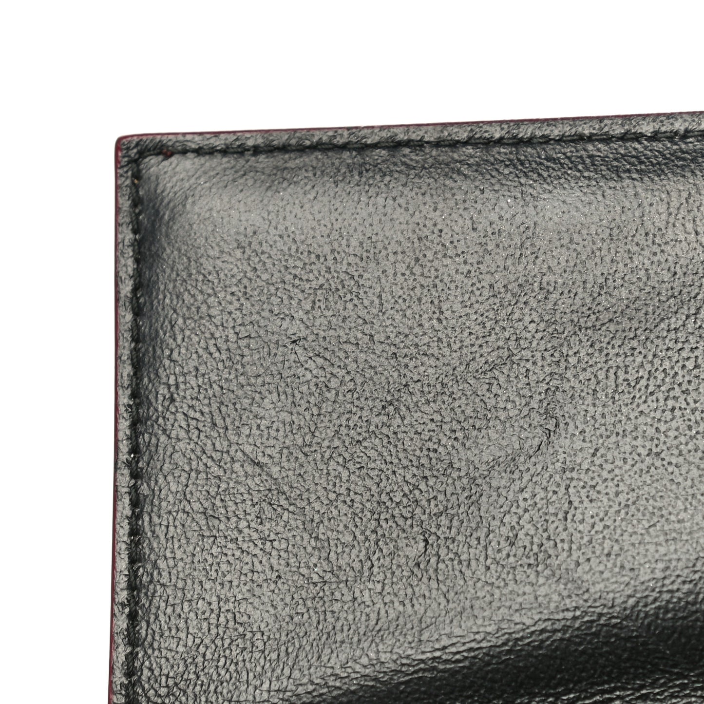 Box Calfskin XS Sharp Top Handle Bag Burgundy