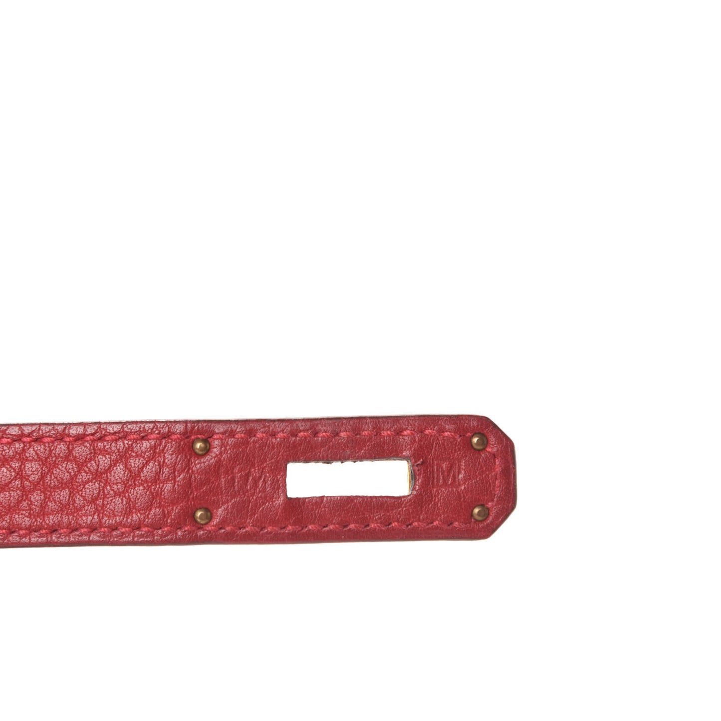Taurillon Clemence Birkin 40 Rouge Casaque