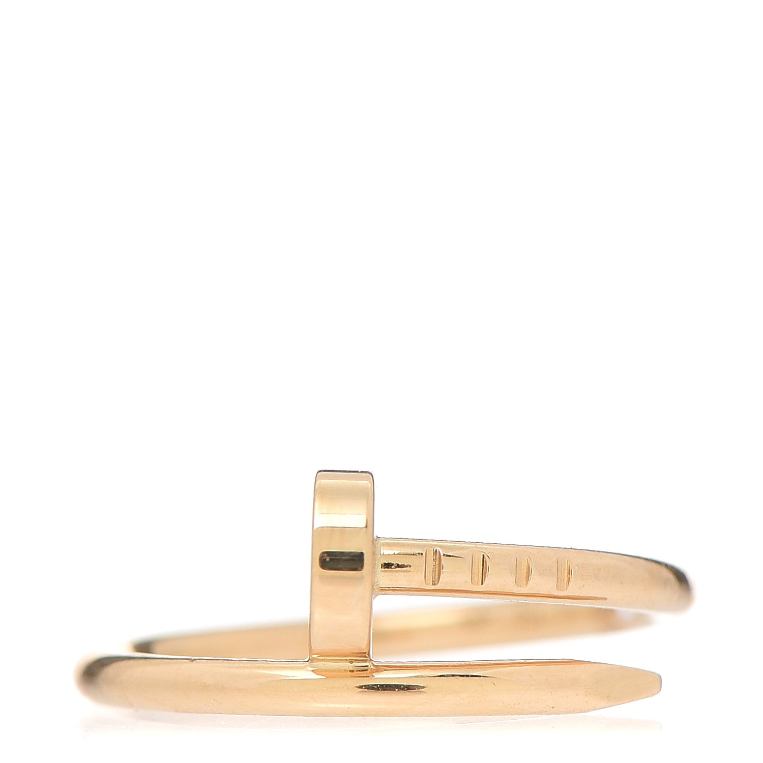 Cartier 18K Yellow Gold Small Juste Un Clou Ring 50 5.25 1 of 6