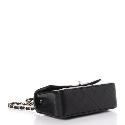Chanel Lambskin Quilted Mini Rectangular Flap Black 4 of 10
