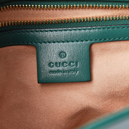 Gucci Boarded Dyana Lux Calfskin Small Jackie 1961 Hobo Emerald 5 of 11