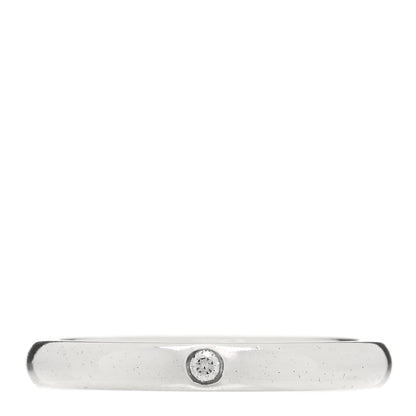Tiffany Sterling Silver Diamond Elsa Peretti Band Ring 53 6.5 1 of 3