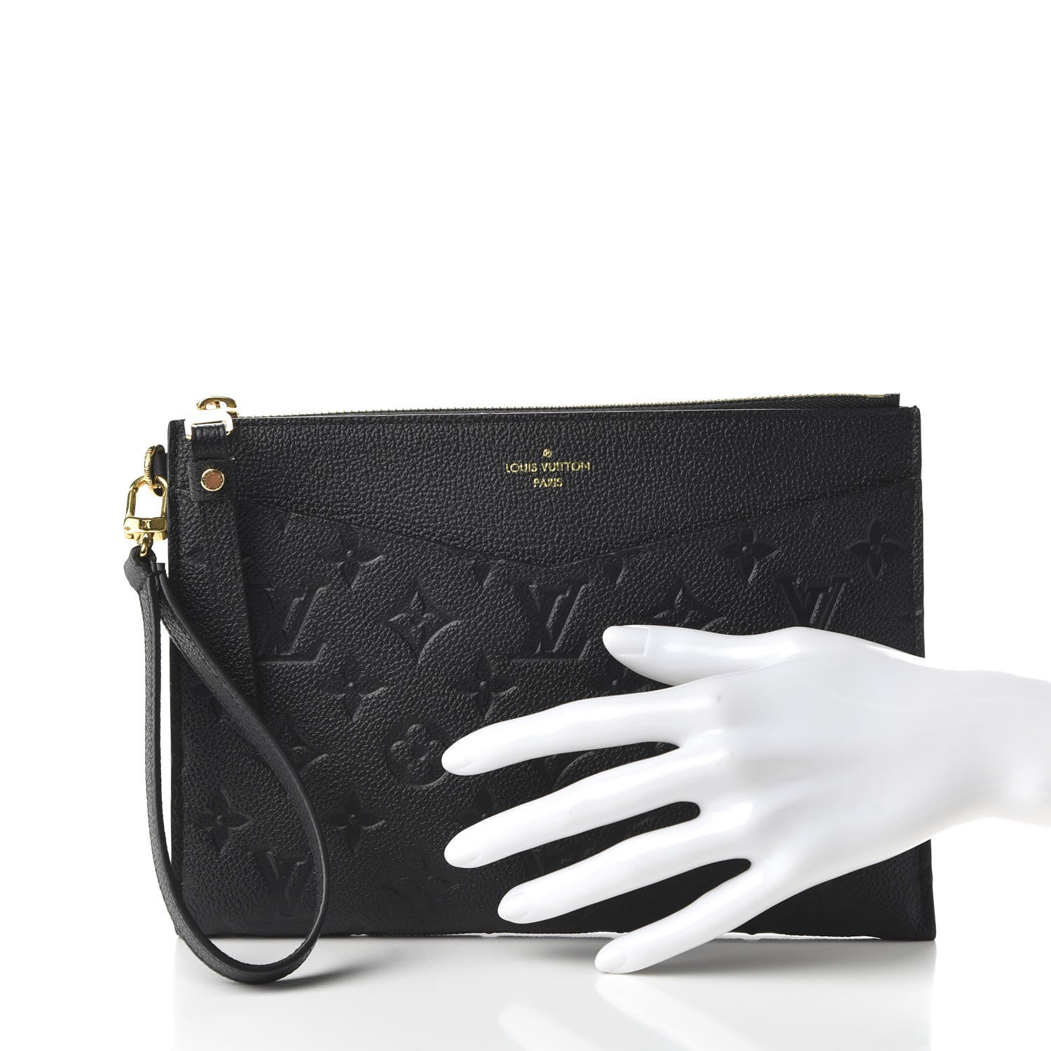Louis Vuitton Empreinte Pochette Melanie MM Black 2 of 9