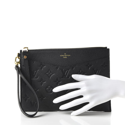 Louis Vuitton Empreinte Pochette Melanie MM Black 2 of 9
