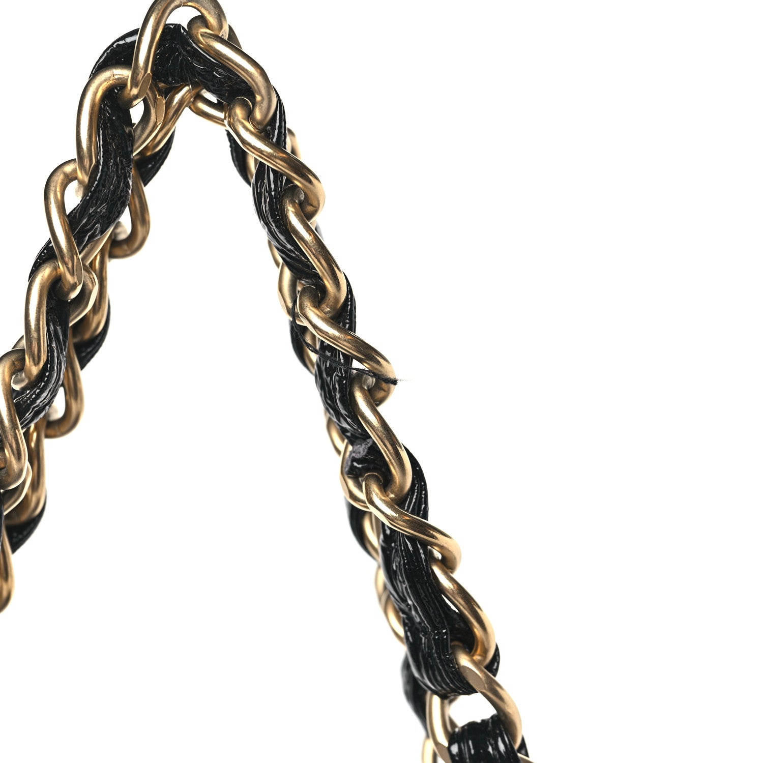 Chanel Vinyl XXL Rock and Chain Bowler Black 10 of 10