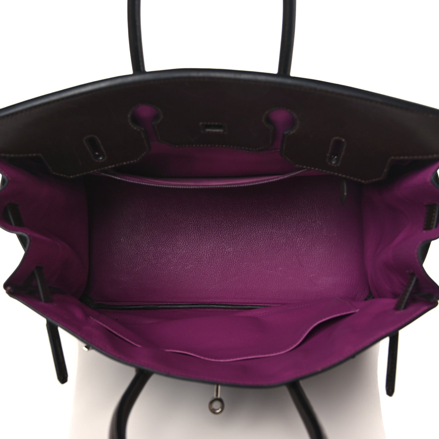 Box Bi-Color Birkin 35 Raisin Cyclamen