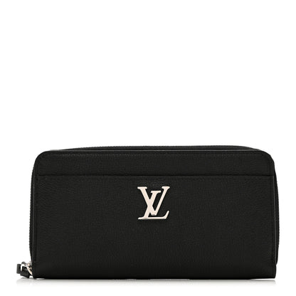 Louis Vuitton Calfskin Zippy Lockme Wallet Black 1 of 6