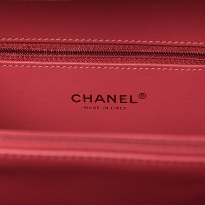 Chanel Caviar Quilted Medium CC Filigree Vanity Case Pink 8 of 11
