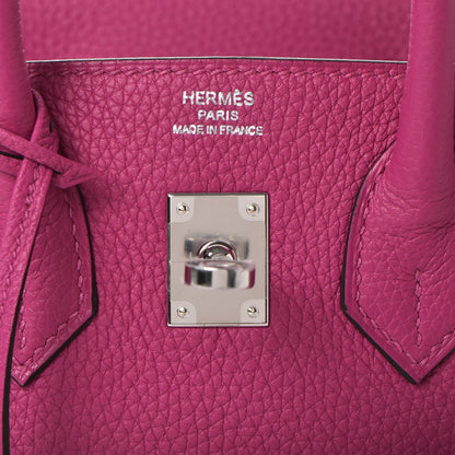 Hermes Togo Birkin 25 Rose Pourpre 22 of 38