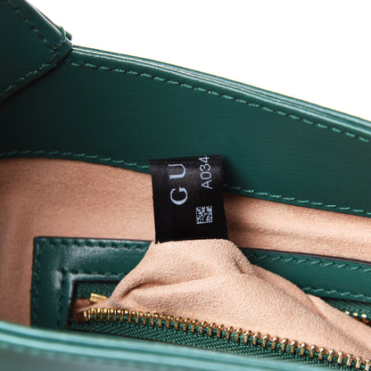 Gucci Boarded Dyana Lux Calfskin Small Jackie 1961 Hobo Emerald 7 of 11