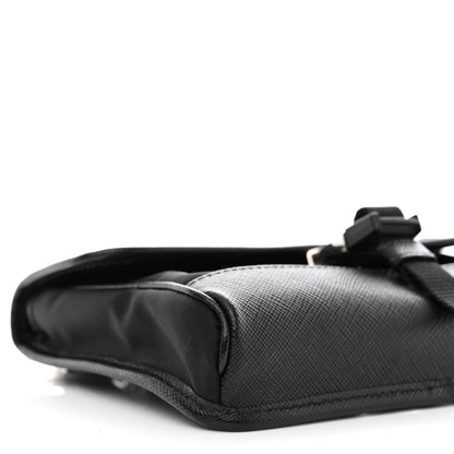Prada Re-Nylon Saffiano Smartphone Case Crossbody Black 9 of 11