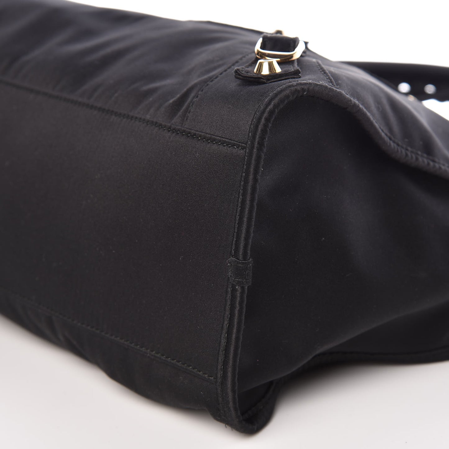 Satin Classic Gold Hardware City Black