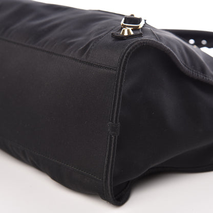 Balenciaga Satin Classic Gold Hardware City Black 7 of 11