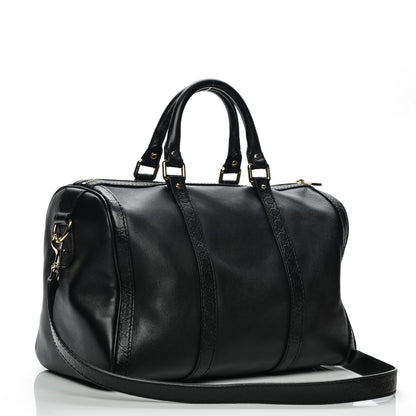 Gucci Calfskin Microguccissima Trim Medium Boston Black 3 of 9