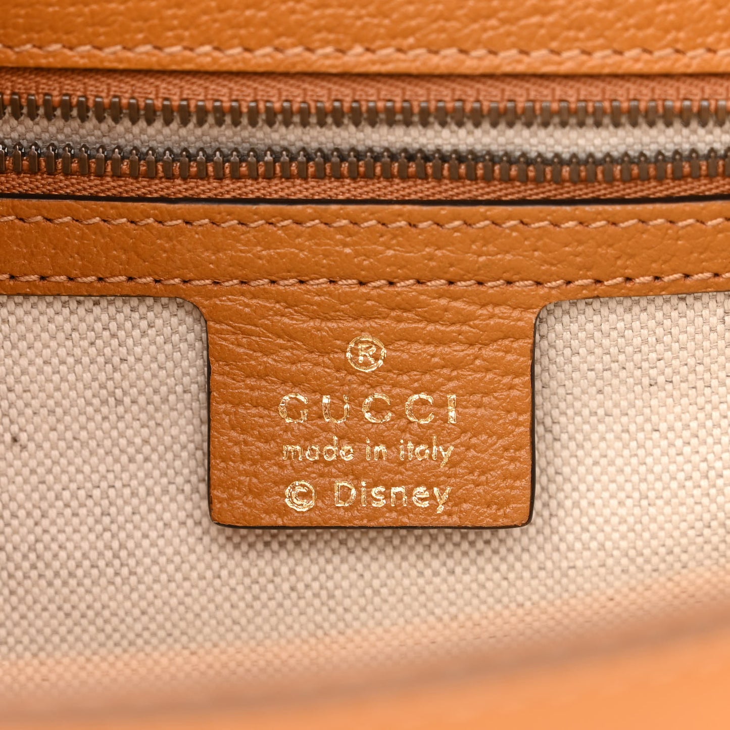 X DISNEY Mini Vintage GG Supreme Monogram Mickey Mouse Small Flap Messenger Bag Beige Vintage Sun Oil