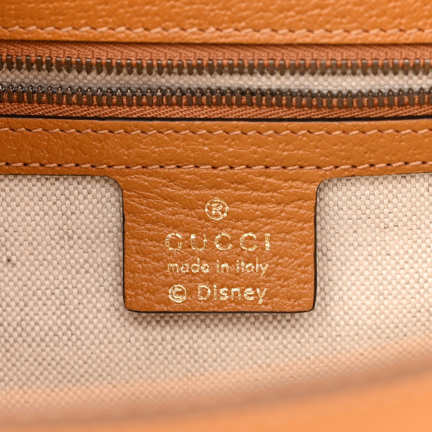 Gucci X DISNEY Mini Vintage GG Supreme Monogram Mickey Mouse Small Flap Messenger Bag Beige Vintage Sun Oil 6 of 10