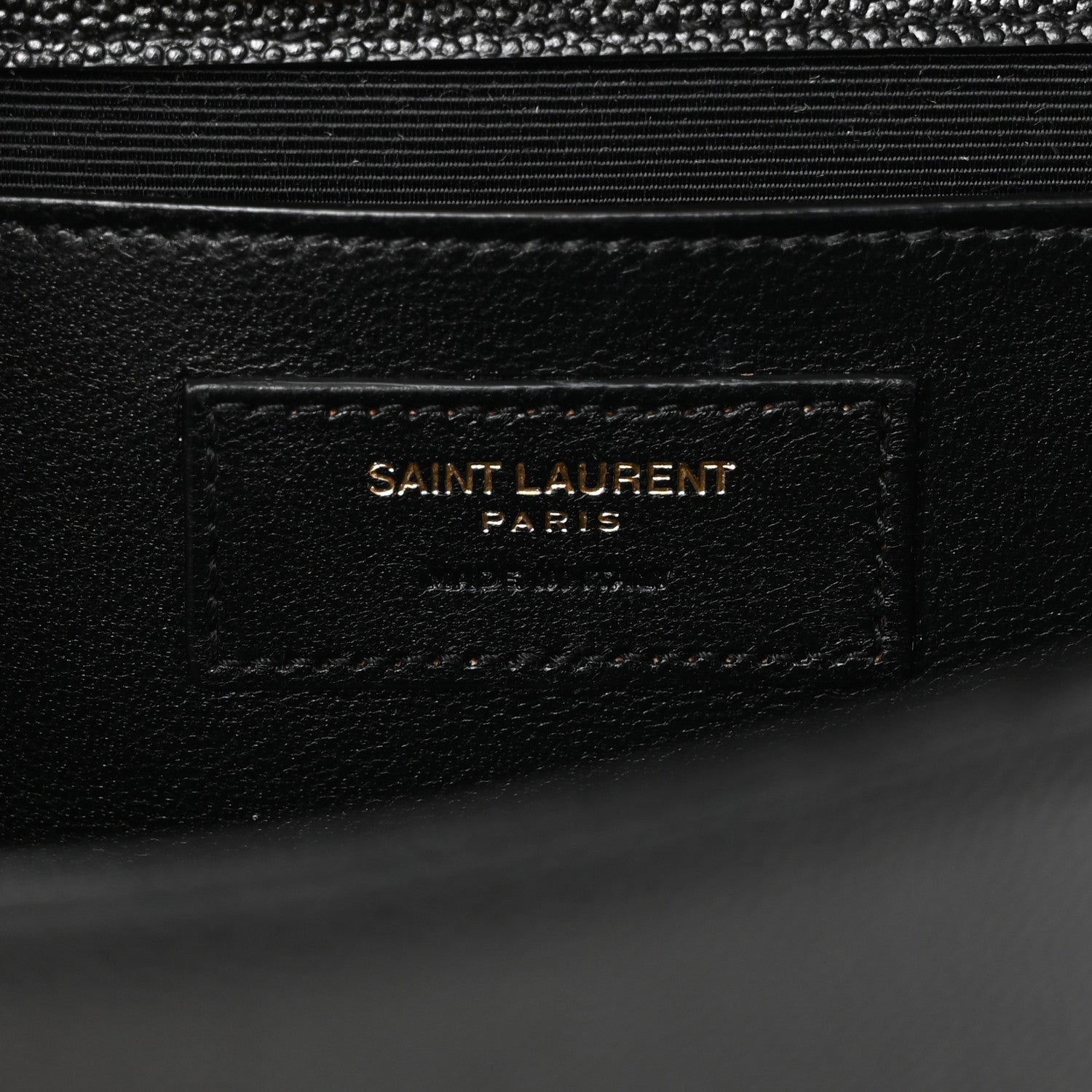 Saint Laurent SAINT LAURENT Grain De Poudre Medium Classic Monogram Kate Satchel Black 6 of 9