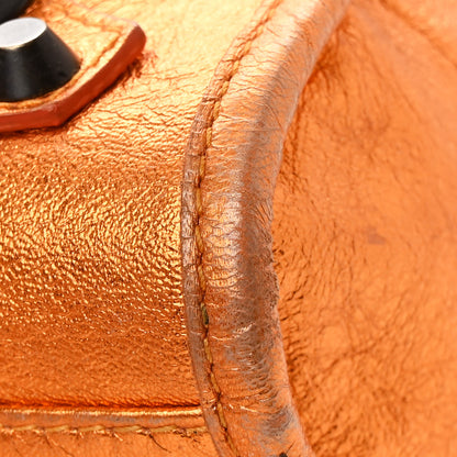 Balenciaga Metallic Agneau Classic Hardware City Orange 12 of 13