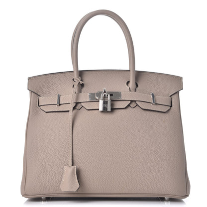 Hermes Togo Birkin 30 Gris Tourterelle 1 of 37