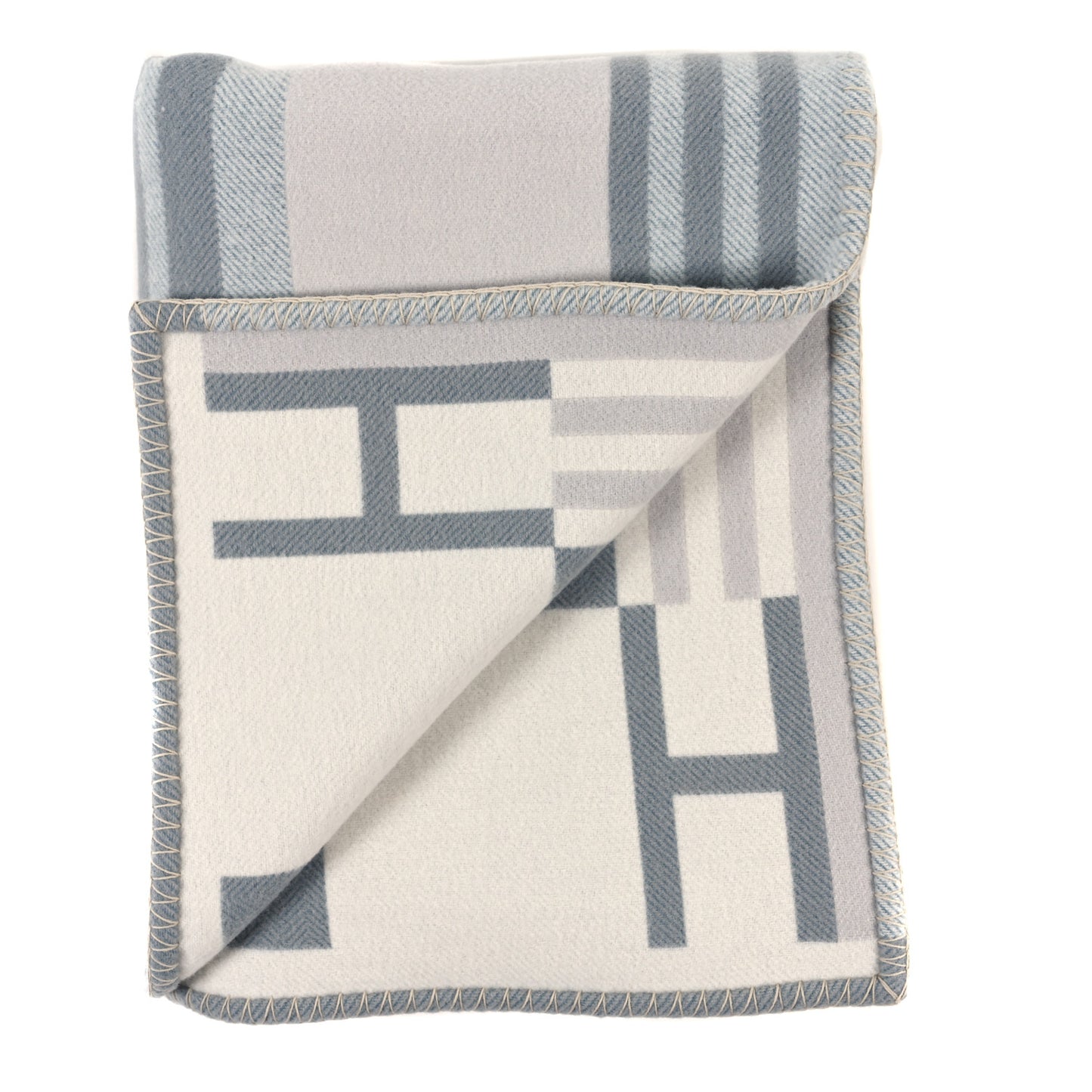 Wool Cashmere Ithaque Blanket Gris Perle