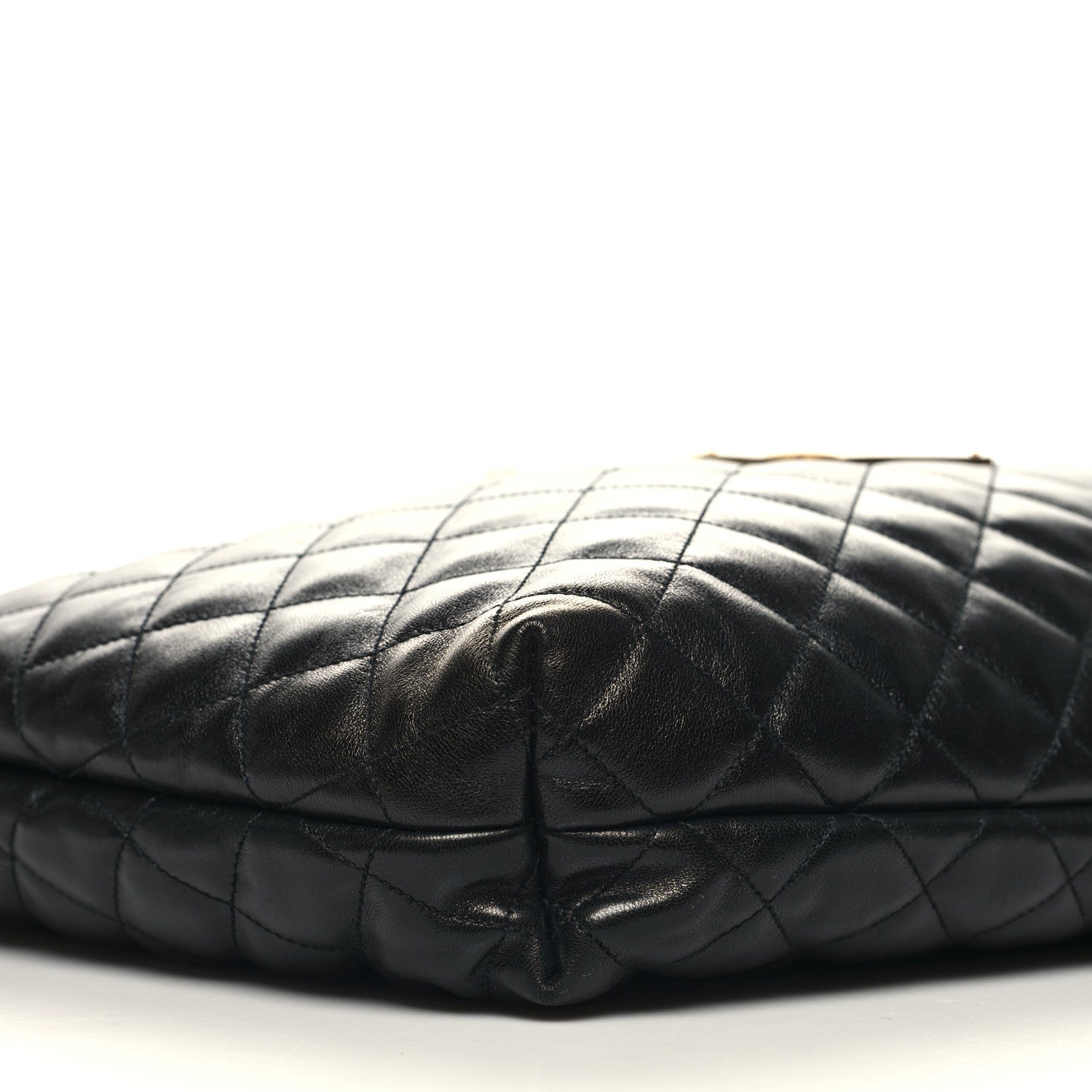 Saint Laurent Lambskin Quilted Maxi Icare Shopping Tote Black 11 of 12