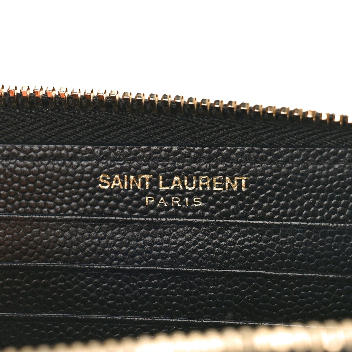 Grain De Poudre Matelasse Chevron Monogram Small Zip Around Wallet Black