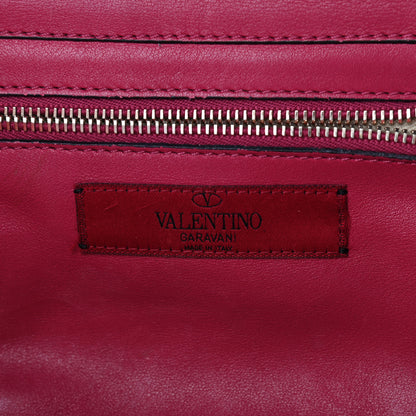 Valentino Garavani Vitello Small Rockstud Tote Cyclamin 11 of 11