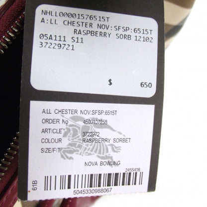 Burberry Nova Check Chester Bowling Bag Raspberry Sorbet 10 of 10