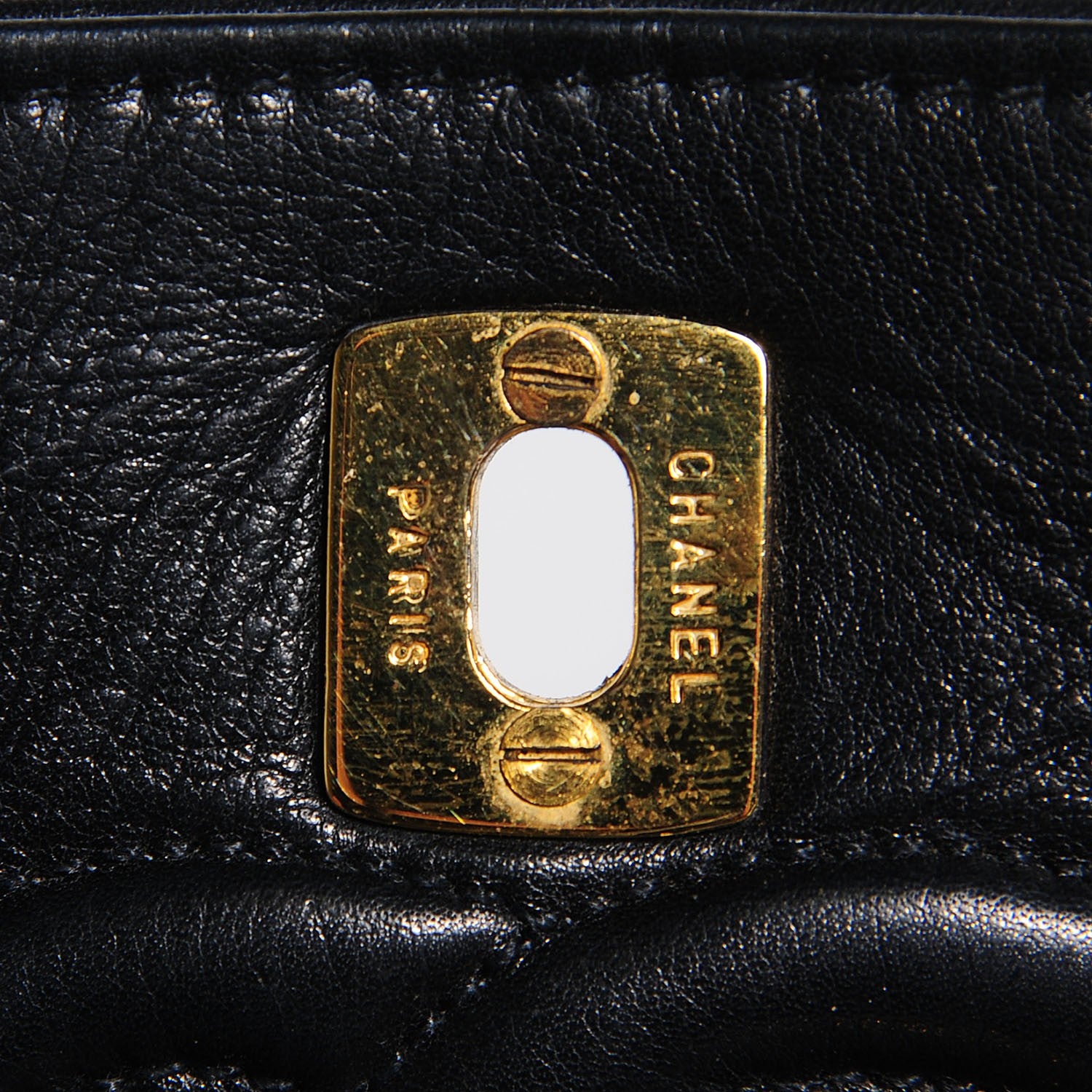Chanel Lambskin Quilted Medium Single Flap Black 5 of 9